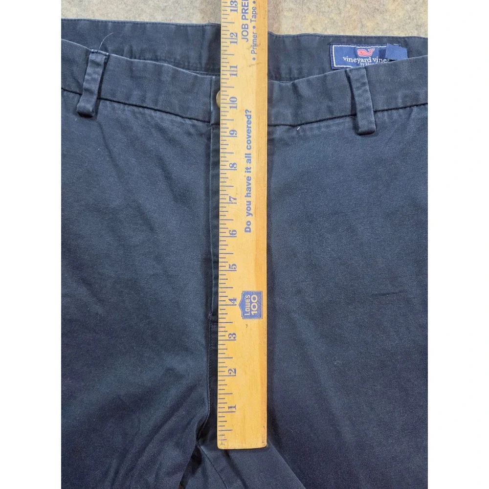 Vineyard Vines Breaker Pant Mens 38x30 Navy Blue Chino Trousers Stretch Cotton